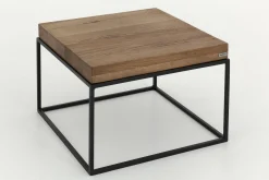Hot Flamant Urban, Bijzettafel, Eiken En Metaal, Lichtbruin