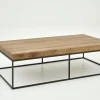 Clearance Flamant Urban, Salontafel, Eiken En Metaal, Lichtbruin