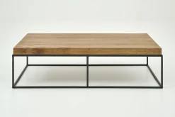 Clearance Flamant Urban, Salontafel, Eiken En Metaal, Lichtbruin
