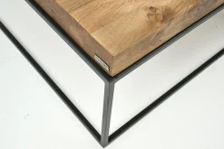 Clearance Flamant Urban, Salontafel, Eiken En Metaal, Lichtbruin