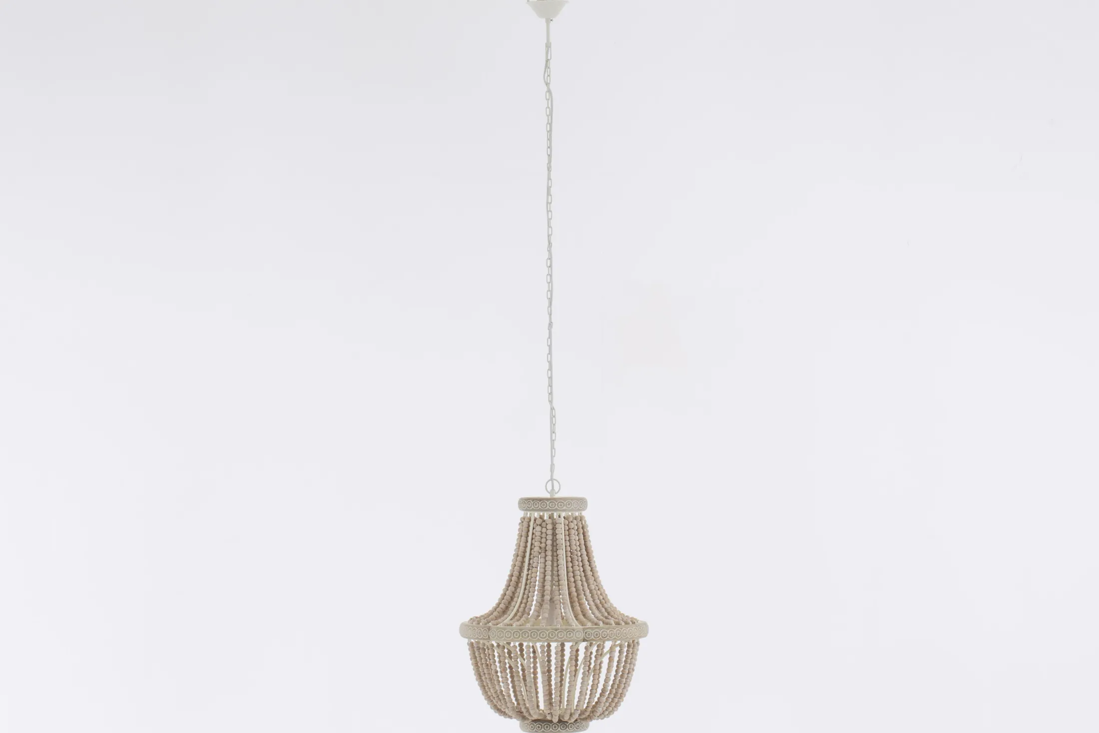 Clearance Flamant Zofia, Hanglamp, Ijzer En Houten Kralen